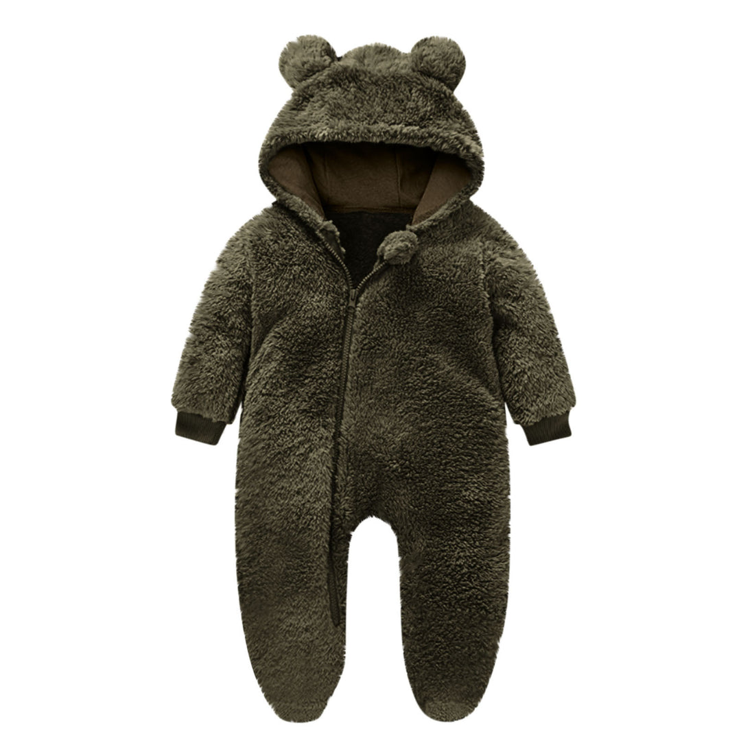 Kleinkind Fleece Overall mit Bärenohren EB