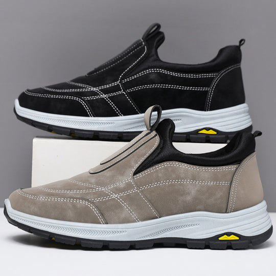 Damen Komfortable Slip-On Sneakers mit rutschfester Sohle und weichem Innenfutter EB