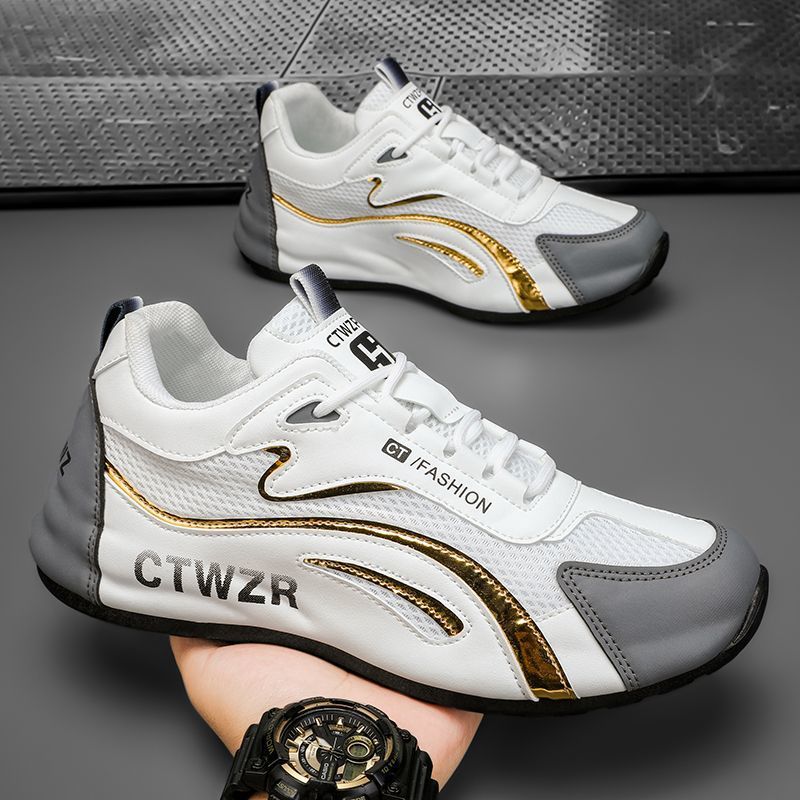 Damen Modische Sneakers mit atmungsaktiver Mesh-Oberfläche und stabiler Dämpfung EB