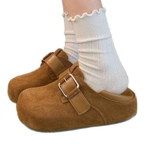 Damen Clogs mit verstellbarer Schnalle und weichem Innenfutter EB