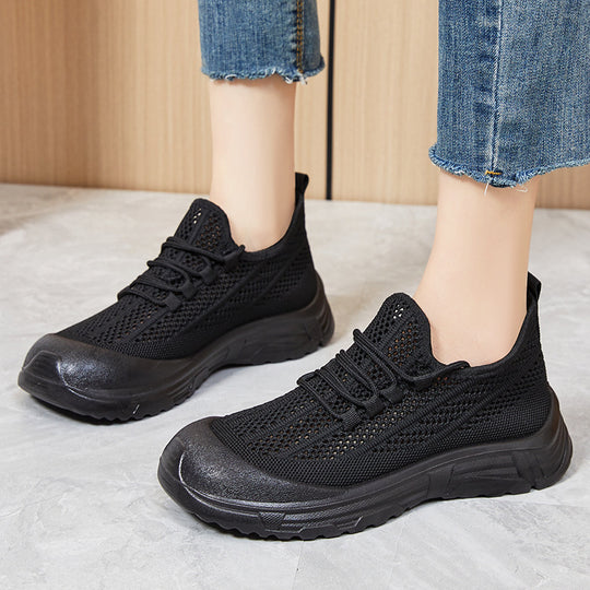Damen Atmungsaktive Freizeitschuhe mit flexiblem Obermaterial und rutschfester Sohle EB