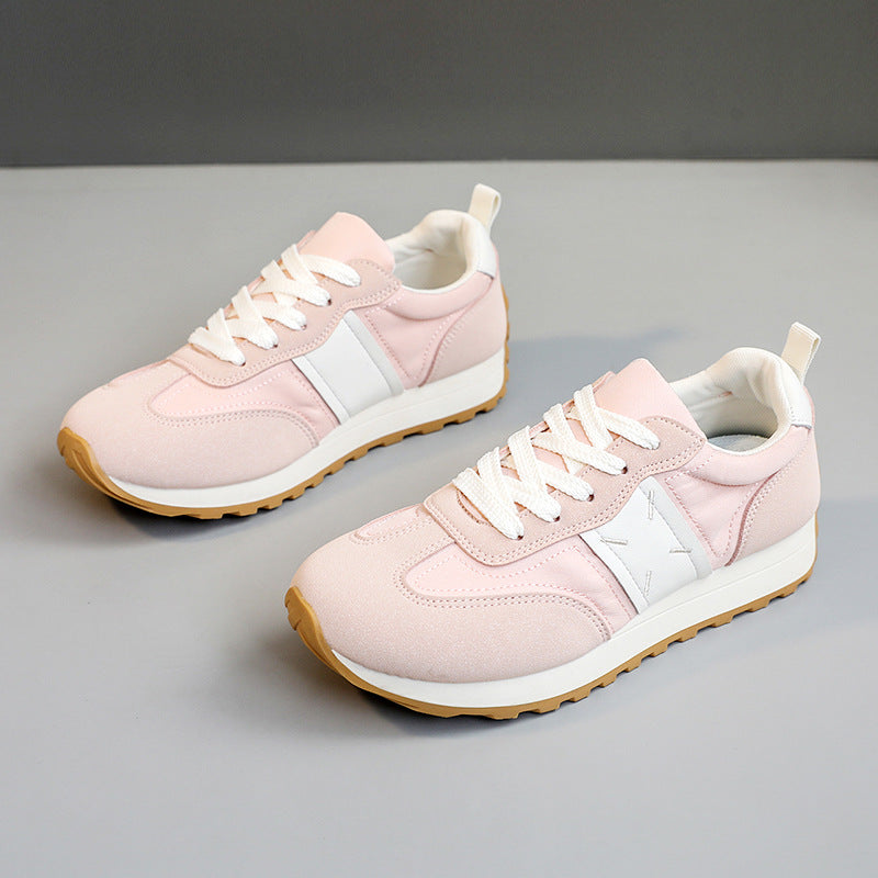 Damen sportliche Sneakers mit atmungsaktiver Mesh-Oberfläche und dämpfendem Sohlenprofil EB