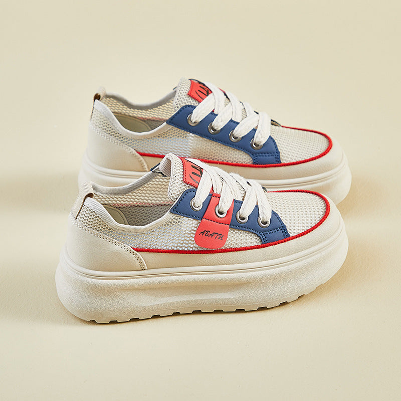 Damen Modische Sneaker mit luftiger Netzstruktur und komfortabler Sohle EB