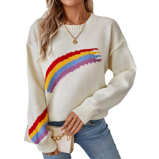 Damen gemusterter Pullover EB