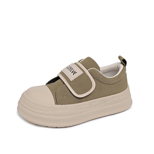 Damen Slip-On Sneakers mit praktischen Klettverschlüssen und komfortabler Sohle EB