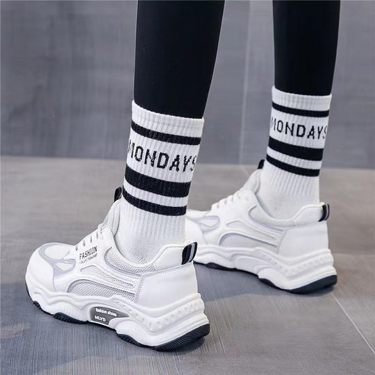 Damen Sportliche Sneakers mit modischem Design und dämpfender Sohle EB