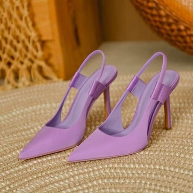 Damen Elegante Slingback Pumps mit spitzem Zehenbereich EB