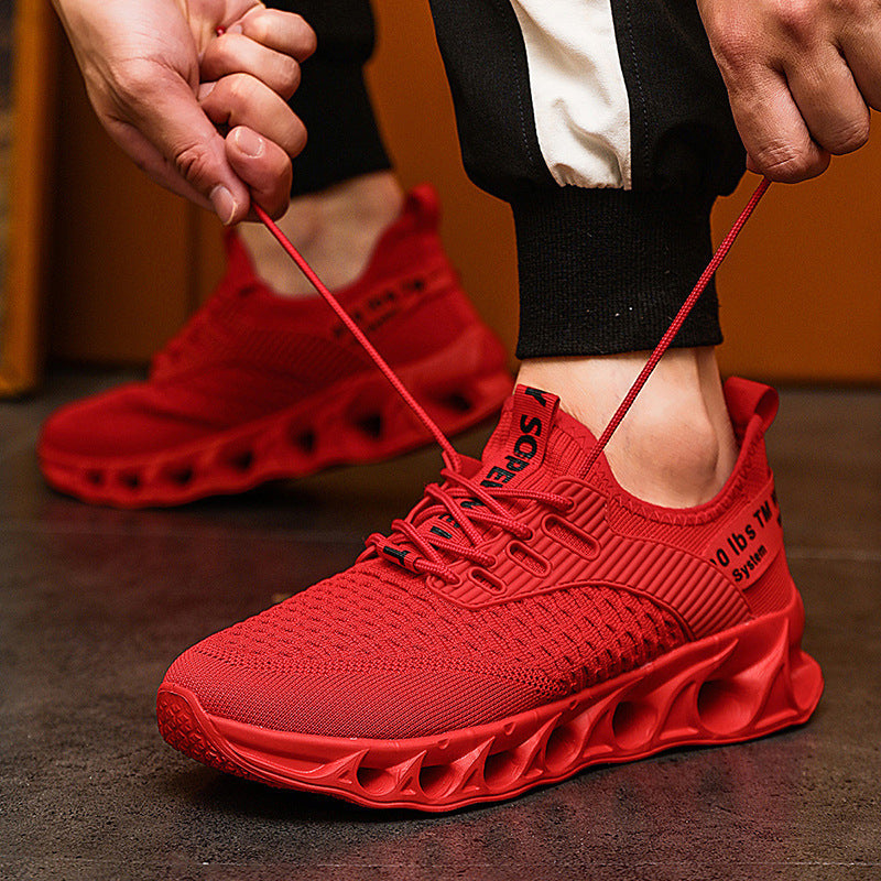 Unisex Performance-Sneaker mit innovativer gelochter Luftsohle und gestricktem Obermaterial EB
