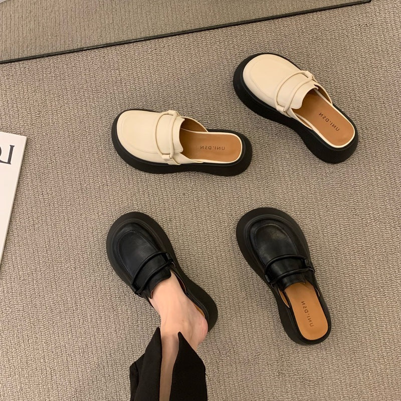 Damen Mokassins mit elegantem Schnallen-Detail und komfortabler Sohle EB