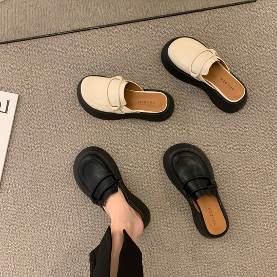 Damen Mokassins mit elegantem Schnallen-Detail und komfortabler Sohle EB