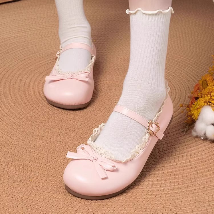 Damen Ballerina-Schuhe mit eleganter Riemchen-Detail und bequemer Sohle EB