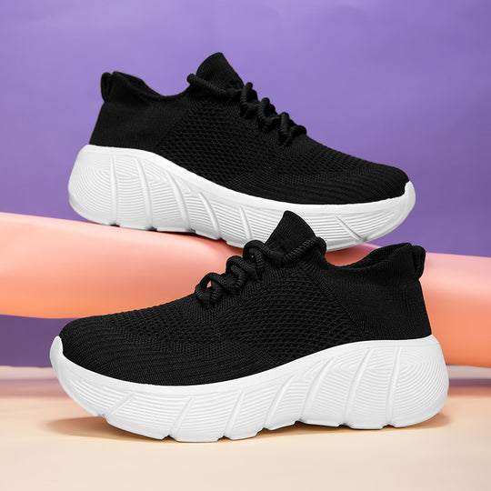 Damen Sportliche Strick-Sneaker mit ergonomischer Dämpfungstechnologie EB