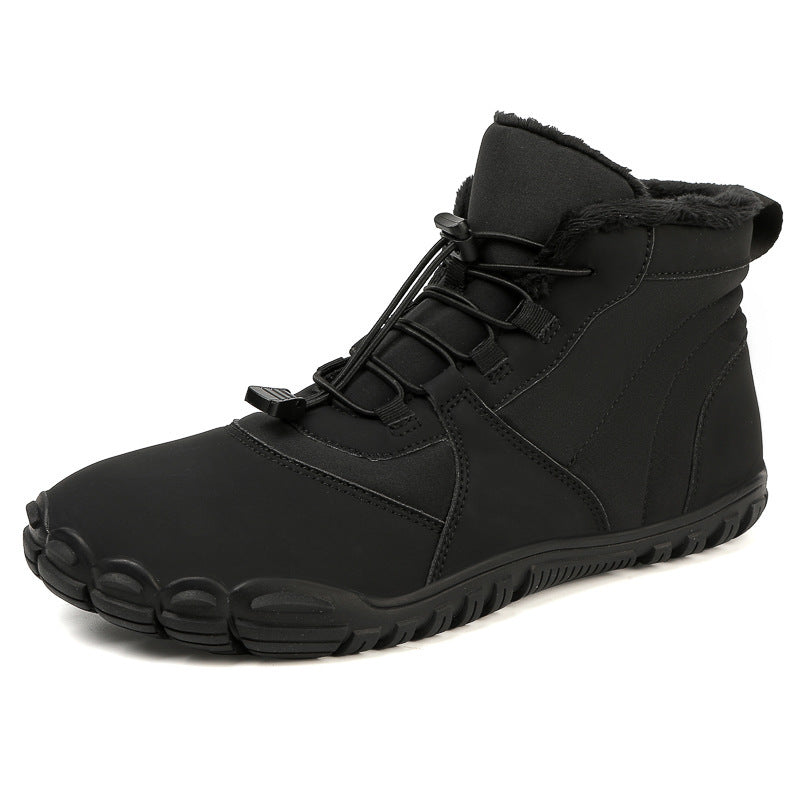 Damen isolierte Winterstiefel mit flexiblem Schnellschnürsystem und rutschfester Sohle EB