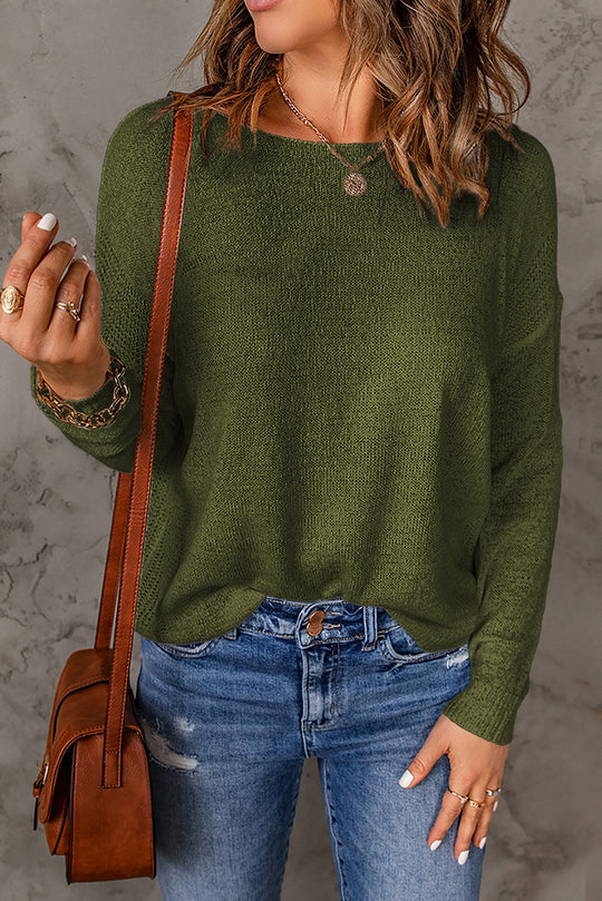 Damen Lockere Strickpullover EB