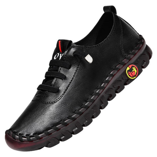 Damen Sneakers aus hochwertigem Kunstleder mit rutschfester Sohle EB