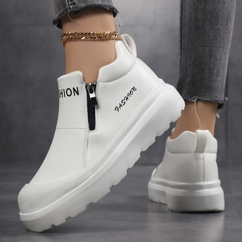 Damen Sneakers mit praktischem Reißverschluss und dämpfender Sohle EB