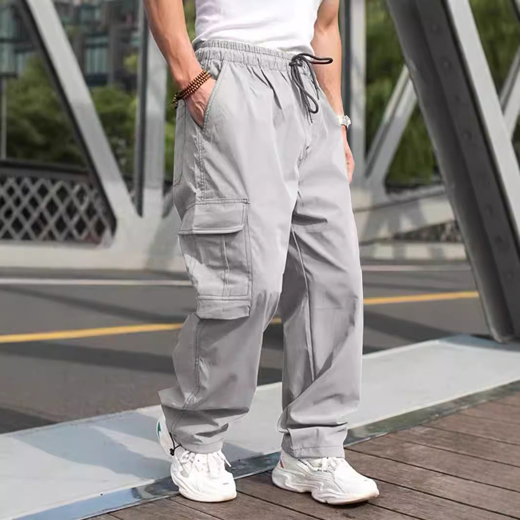 Herren Cargo-Hose mit vielen funktionalen Taschen und lockerer Passform EB