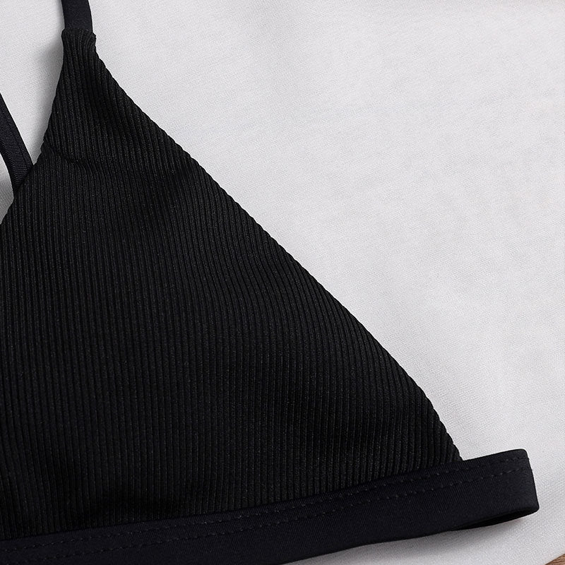 Damen Triangel-Bikinioberteil mit verstellbaren Trägern EB