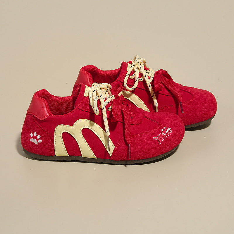 Damen Freizeitsneaker mit tierischem Design und bequemer Dämpfung EB