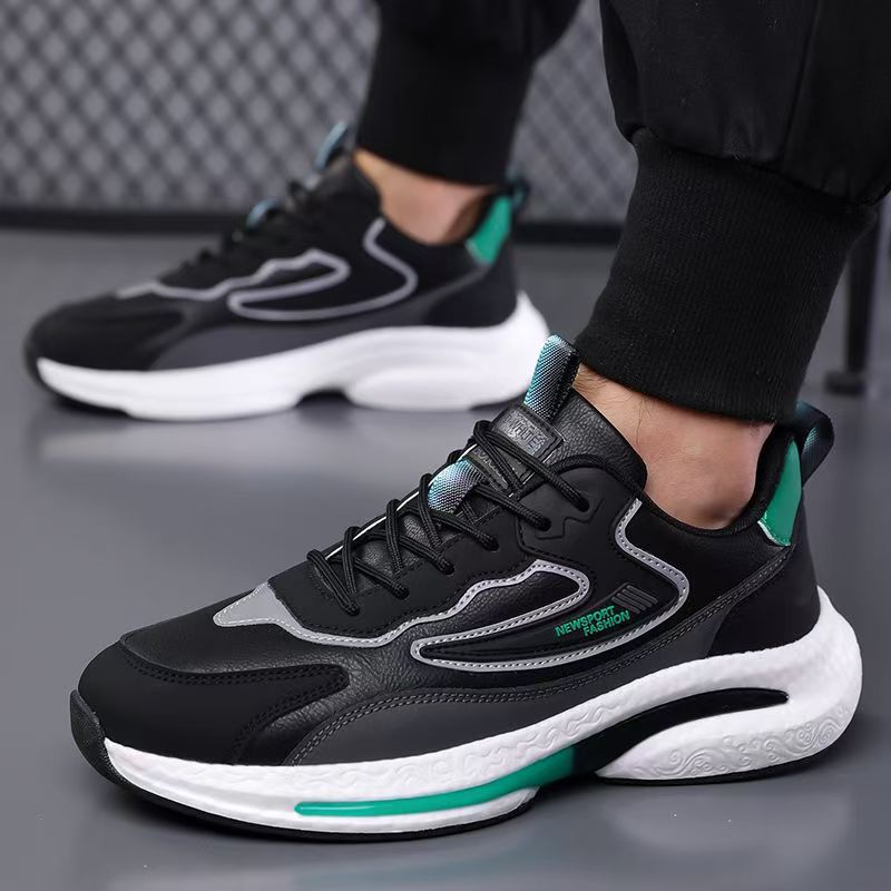 Damen Sportliche Freizeit Sneakers mit atmungsaktiver Oberfläche und stoßdämpfender Sohle EB