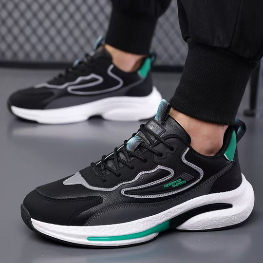 Damen Sportliche Freizeit Sneakers mit atmungsaktiver Oberfläche und stoßdämpfender Sohle EB