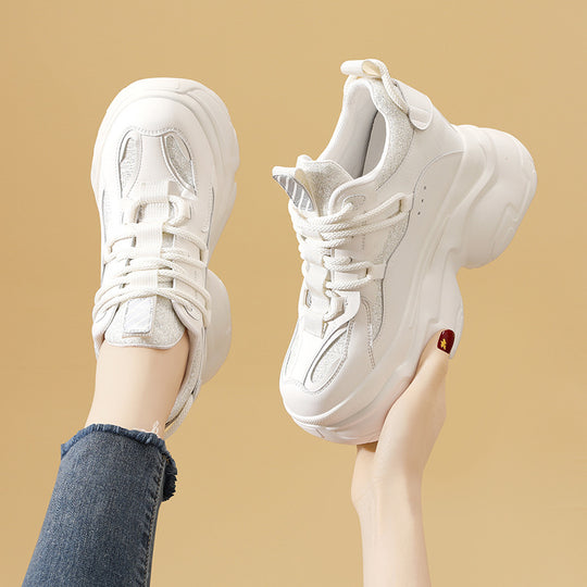 Damen Chunky Sneakers mit innovativem Dämpfungssystem und rutschfester Sohle EB