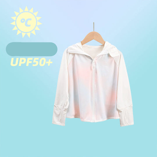 Damen leichte UV-Schutzjacke mit Kapuze EB