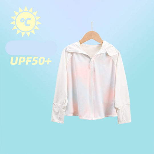 Jungen atmungsaktive Kapuzenjacke mit UV-Schutz EB