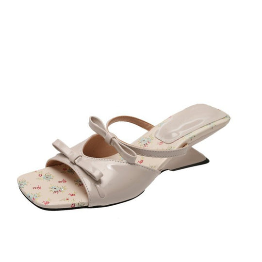 Damen elegante Sling-Pumps mit modischem Schleifendetail und komfortabler Absatzhöhe EB