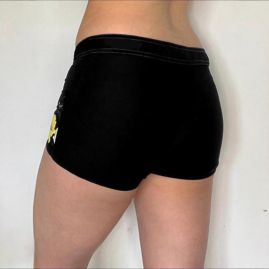 Damen Lustige Blumen-Shorts EB