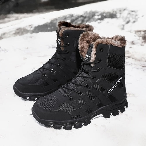 Damen Stiefel für Abenteuer im Freien mit warmem Innenfutter und rutschfester Sohle EB
