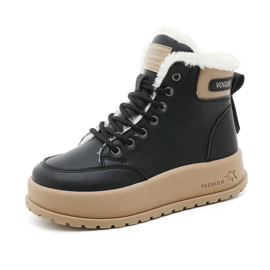 Damen Winterliche Stiefel mit kuscheligem Fleece-Futter und rutschfester Sohle EB