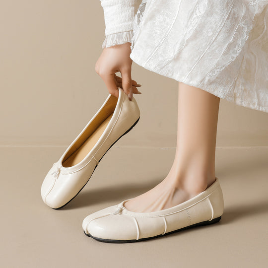 Damen Ballerinas mit komfortabler Passform und schickem Schnürdetail EB