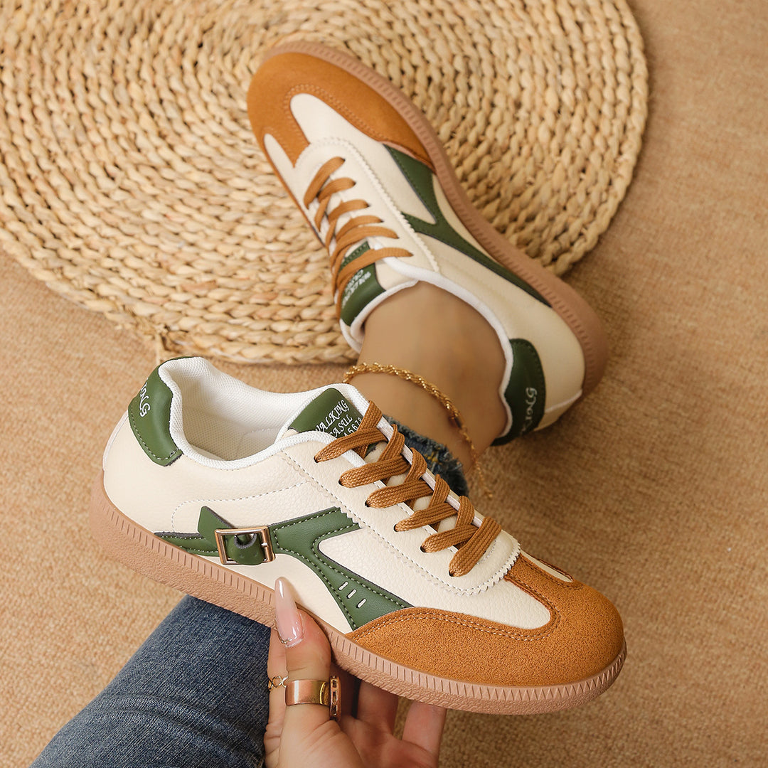 Damen Sportliche Sneakers im Casual-Look mit komfortabler Sohle EB