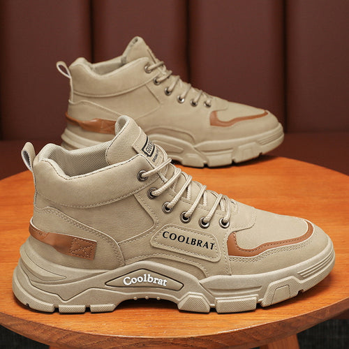 Damen Sportliche High-Top Sneakers mit Wärmeisolierung und rutschfester Sohle EB