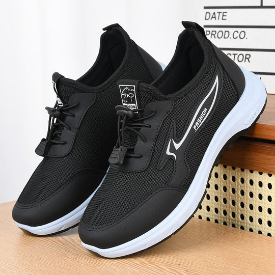 Damen sportliche Lauf-Sneaker mit flexibler Sohle und schnellschnür-System EB