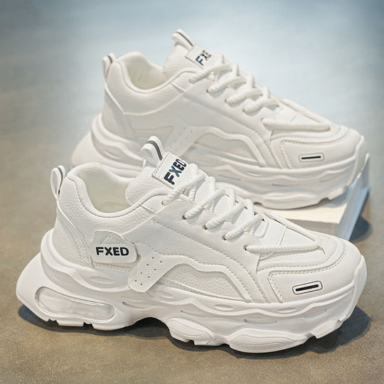 Damen Sportliche Chunky Sneakers mit atmungsaktivem Obermaterial und dämpfender Sohle EB
