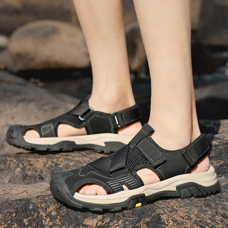 Damen Sportliche Outdoor-Sandalen mit rutschfester Sohle und verstellbaren Riemen EB