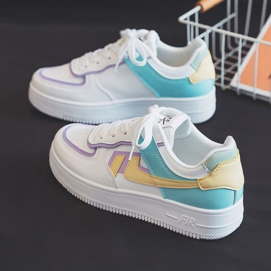 Damen Sportliche Freizeitsneaker mit rutschfester Sohle und atmungsaktivem Obermaterial EB