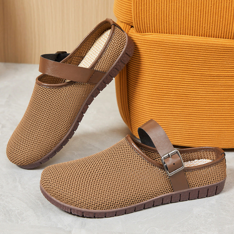 Damen Atmungsaktive Clogs mit verstellbarem Riemen EB