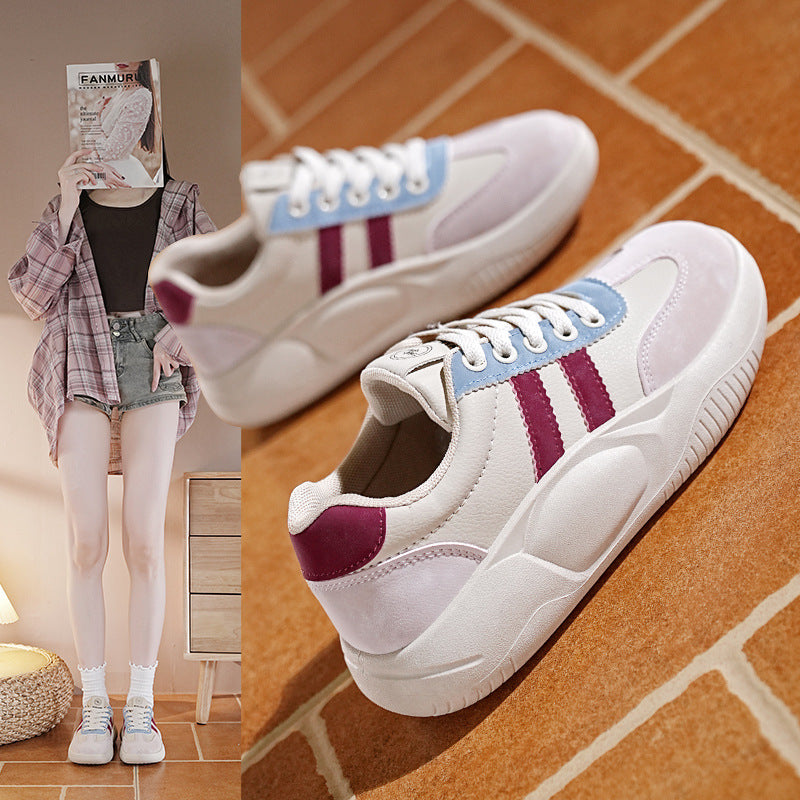Damen komfortable Sneaker mit ergonomischer Dämpfung und sportlichem Design EB