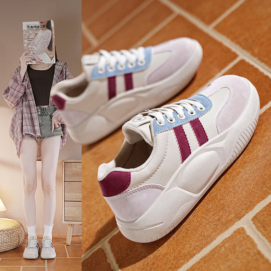Damen komfortable Sneaker mit ergonomischer Dämpfung und sportlichem Design EB