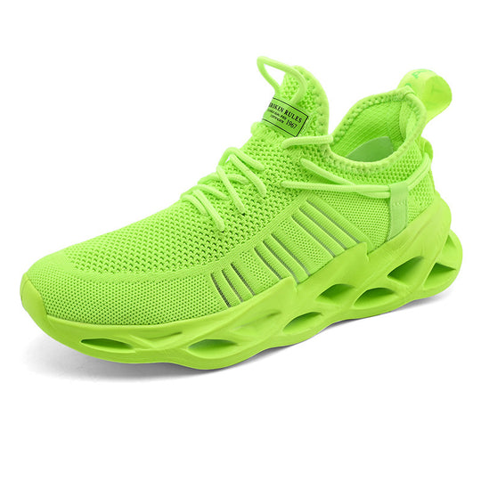 Damen Sportliche Leichtgewicht Laufschuhe mit atmungsaktiver Mesh-Oberfläche und dämpfender Sohle EB