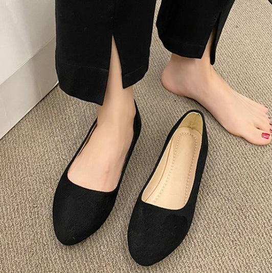 Damen Spitzen Ballerinas mit bequemer Sohle und eleganter Textur EB