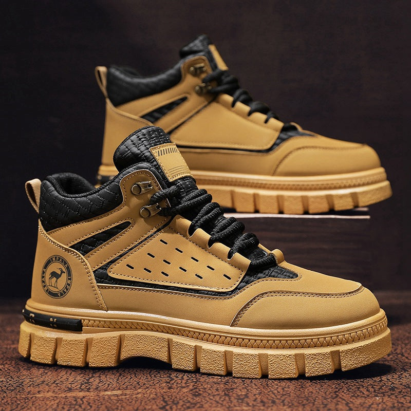 Damen Sportliche High-Top Sneakers mit rutschfester Sohle und verstärktem Knöchel EB