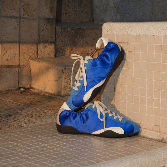 Damen Schnürschuhe im sportlichen Retro-Design mit weichem Obermaterial EB