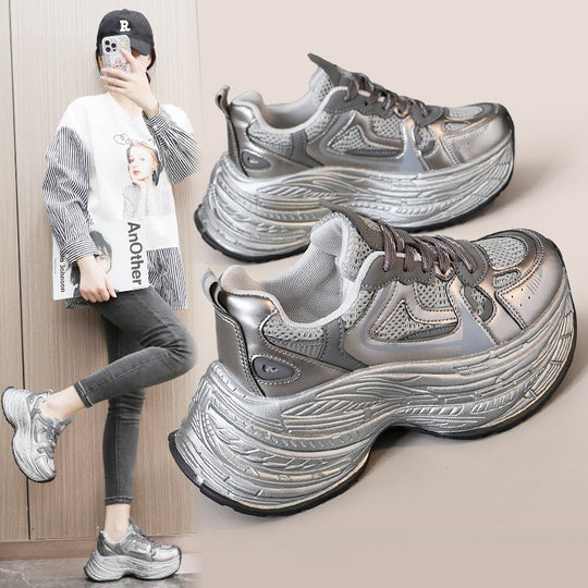 Damen Chunky Sneakers mit innovativem Design und komfortabler Dämpfung EB