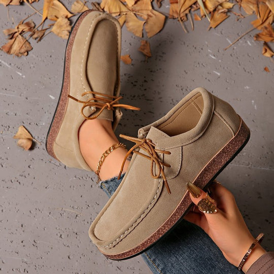 Damen Bequeme Mokassins mit traditionellem Design EB