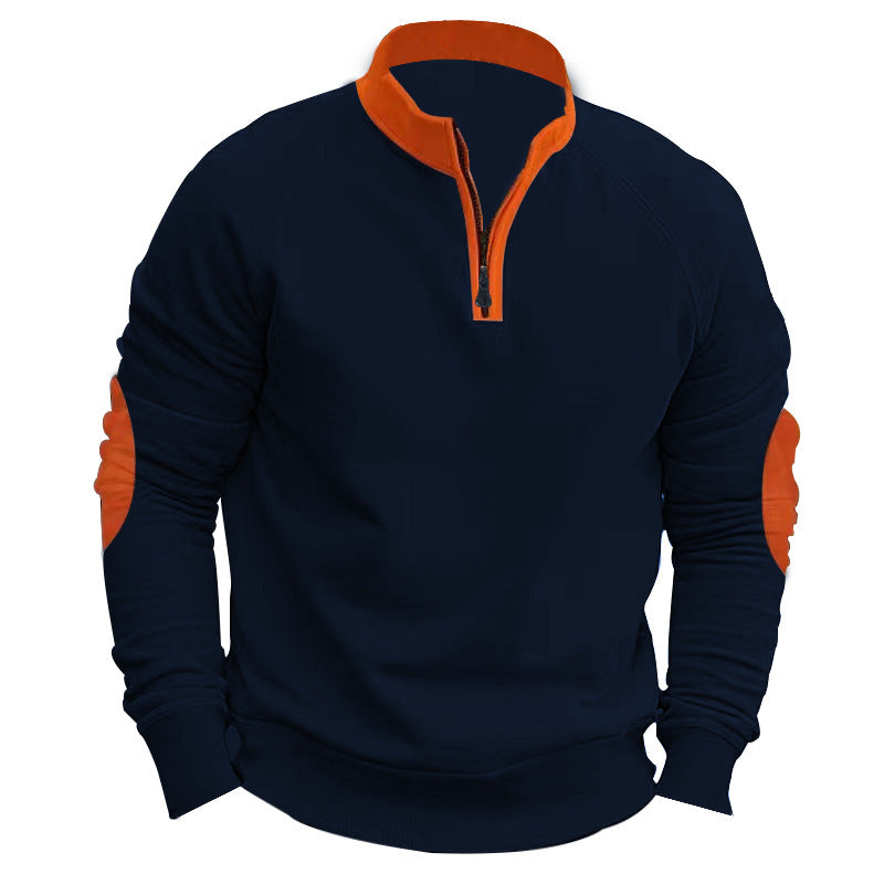 Herren Sportpullover mit Stehkragen EB