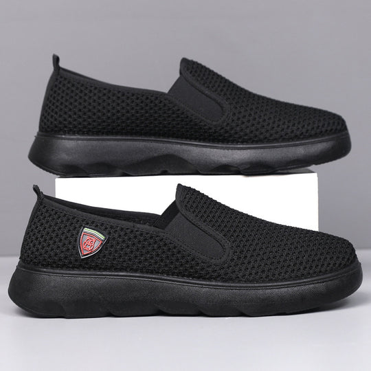 Damen Slip-On Sneakers aus atmungsaktivem Mesh mit komfortabler Dämpfung EB